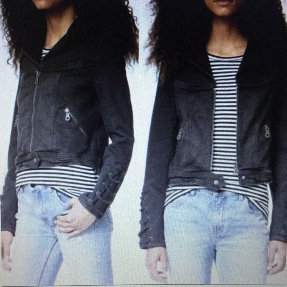 Free People Shrunken Twill Jacket
